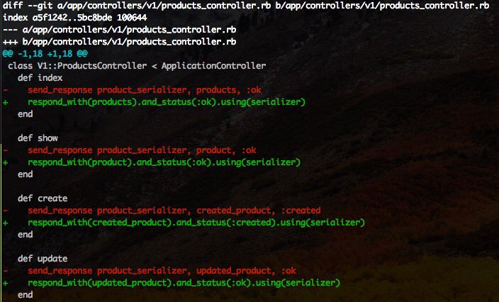 image of readable one-liner in ruby controller rails